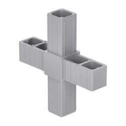 Plastová spojka - kríž do profilu 20x20x1.5mm Plastová spojka - kríž do profilu 20x20x1.5mm